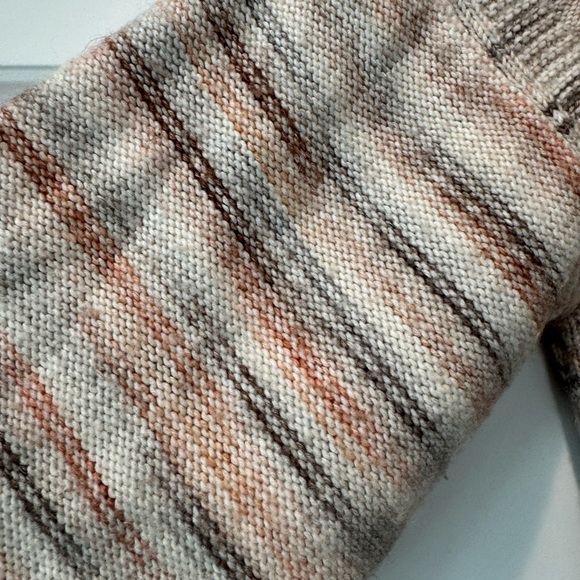 Pure Jill Cotton Space Dyed OverSized Cardigan 3/4 Sleeve Womens Size Large - Picture 8 of 8